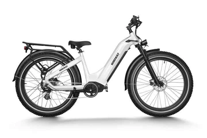 HIMIWAY Premium All terrain Electric Fat Bike Zebra ST Asheville Custom E Bikes